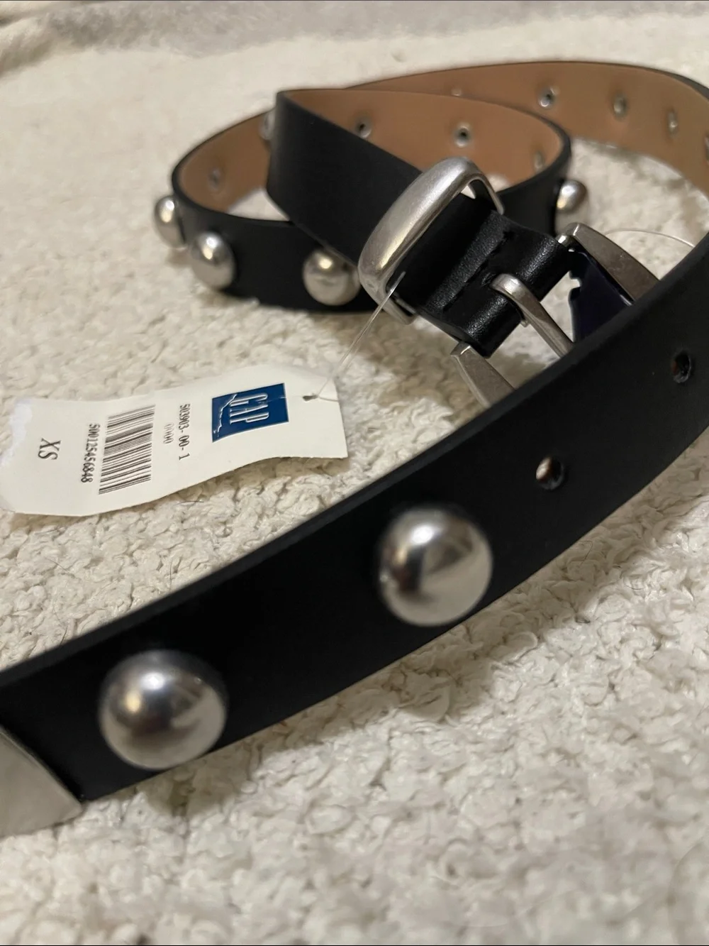 NWT- GAP - XS, M or L. Vegan Leather Studded Belt